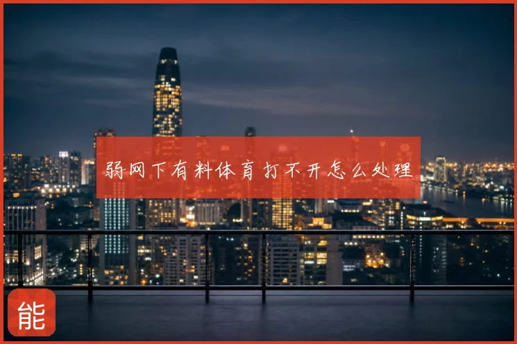 弱网下有料体育打不开怎么处理